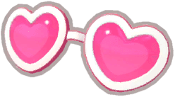 Island Adventure Heart Glasses