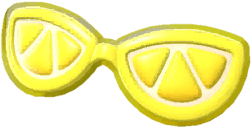 Island Adventure Lemon Fruit Glasses