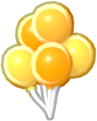 Island Adventure Orange Balloons