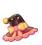 Island Adventure Red Fancy Witch Hat