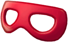 Island Adventure Red Sidekick Mask