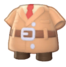 Island Adventure Tan Detective Coat