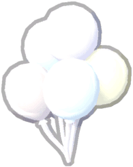 Island Adventure White Balloons