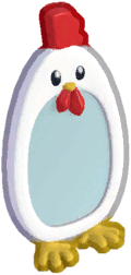 Island Adventure Critter Mirror