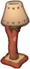 Island Adventure Log Standing Lamp