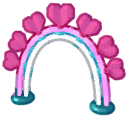 Island Adventure Parade Heart Arch