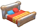 Island Adventure Rustic Double Bed